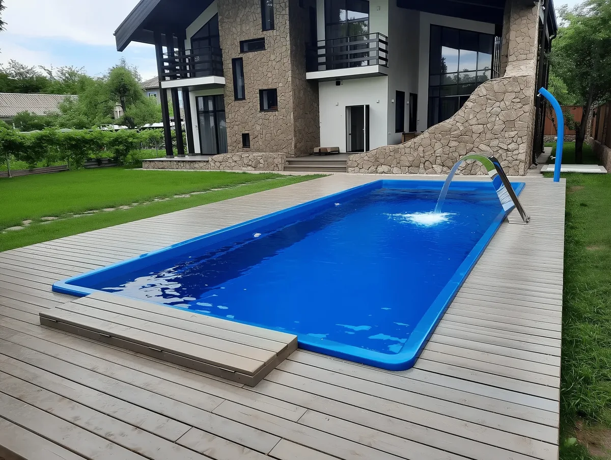 Композитный бассейн Laguna 9 — вид сверху в Энгельсе