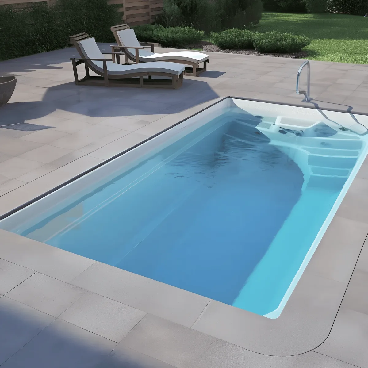 Композитный бассейн Laguna 5 — вид сверху в Энгельсе